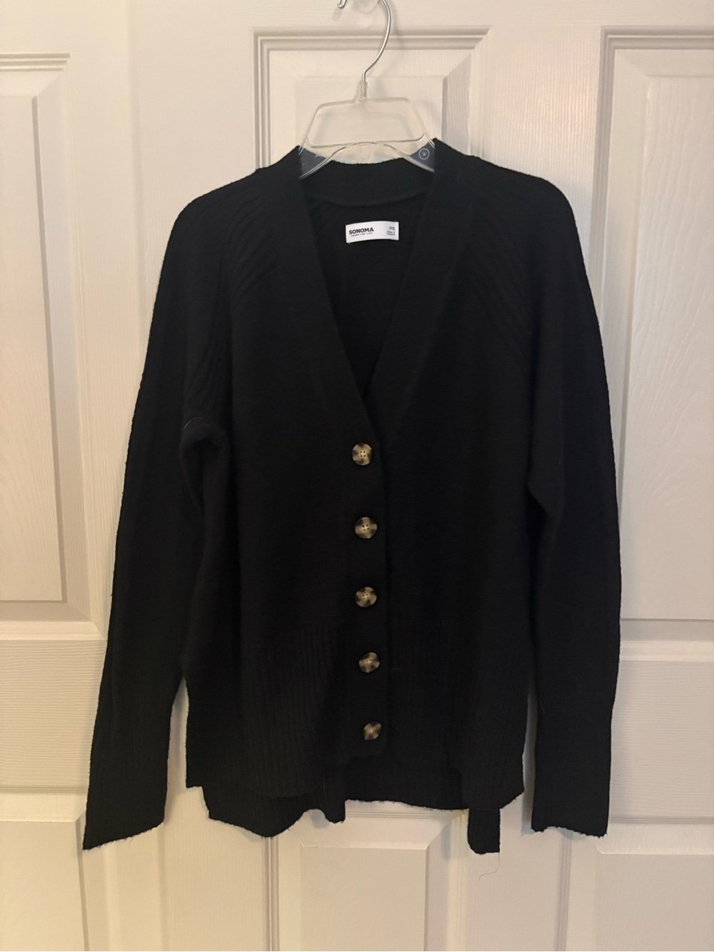 NWT Sonoma black cardigan